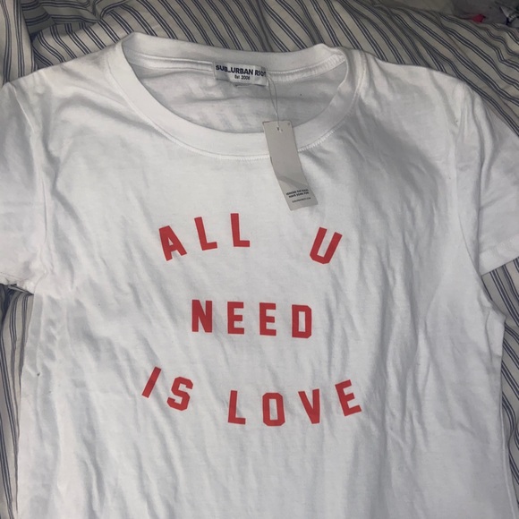 Suburban riot all u need is love tee - Picture 1 of 2